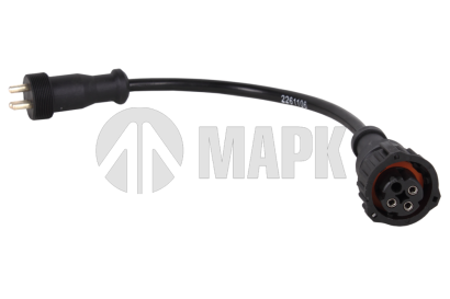 2261106 Кабель соединительный 3-PIN переходник (L=150mm), резьба М24х1 - байонет на кране (Cojali)