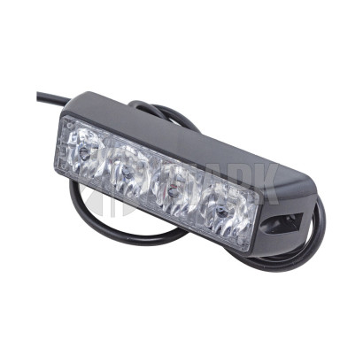 МС10.12 Фонарь маяк (стробоскоп) (4 диодов SMD, 7 режимов, 12В) (КЭП)