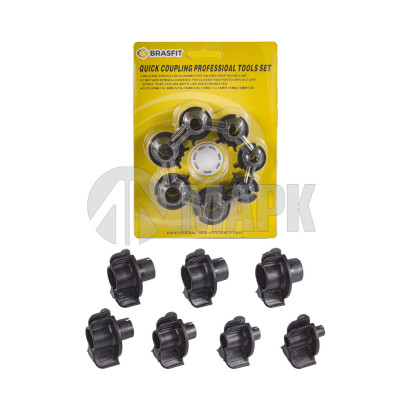 7834 Набор съемник фитинга пластиковый (размеры d6х1,5 d8x1.5 d10x1.5 d12x1.5, d14x1.5, d15x1.5, d16x1.5)