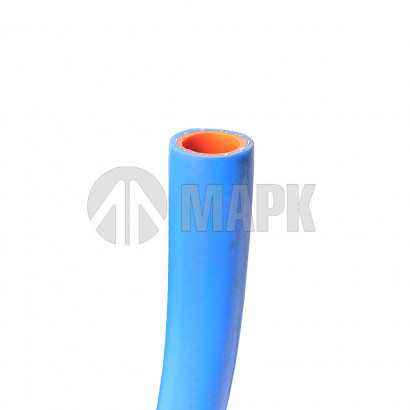 3543 Шланг отопителя силикон армированный d.25х27 2-х слойный (синий,оранжевый) (в бухте 20м)