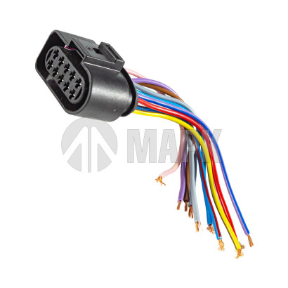 42121500+10 Колодка (электроразъем, 10pin) передней фары а/м КамАЗ 5490