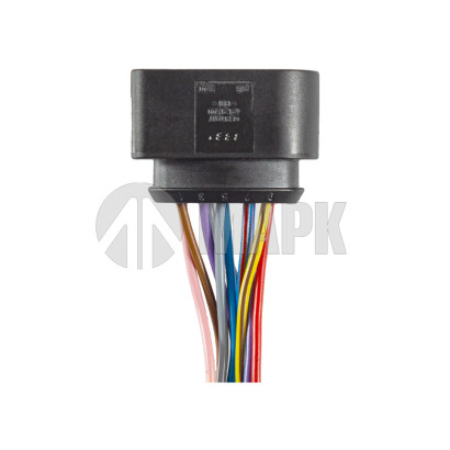 42121500+10 Колодка (электроразъем, 10pin) передней фары а/м КамАЗ 5490