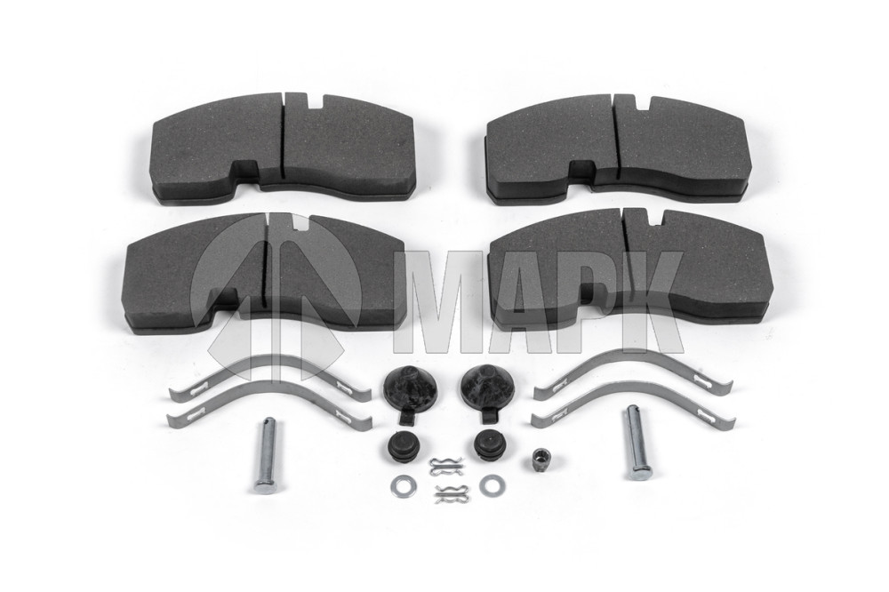 Колодки дисковые 29165/ 29268 с установочным комплектом (210x92.5x30) BPW KNORR SB374 (AVEX)