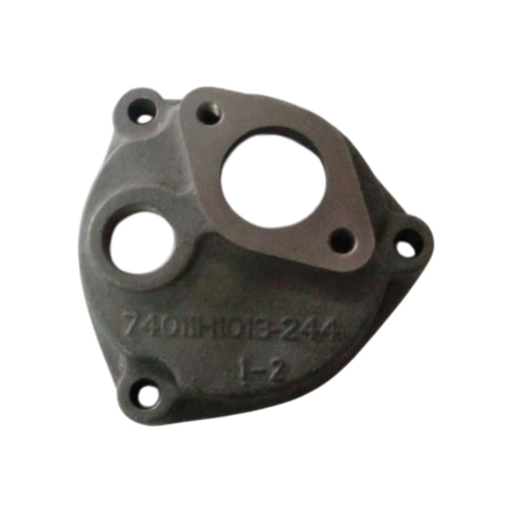 Коллектор а/м КАМАЗ теплообменника 740.11, 20, 60 подводящий (чугун)