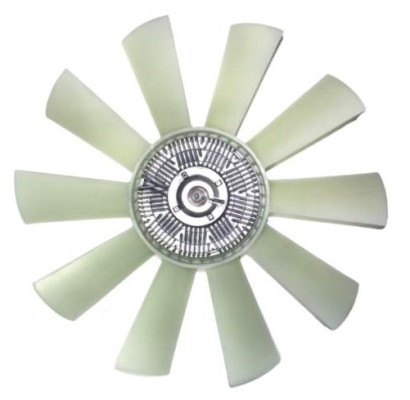 20003344 Крыльчатка вентилятора D=520 в сборе с муфтой на дв.В3,9 а/м КамАЗ, ПАЗ, КАВЗ (10 лоп) (BorgWarner)