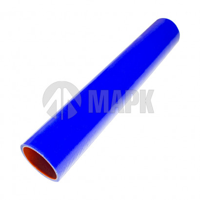 6520-1303010-65 Патрубок радиатора верхний (силикон) синий (Ф58х383) (TRUCKMARK)