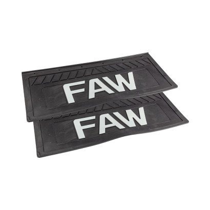 FAW270660 Брызговик FAW (270x660) белые буквы, комплект из 2-х шт.