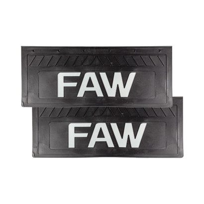 FAW270660 Брызговик FAW (270x660) белые буквы, комплект из 2-х шт.
