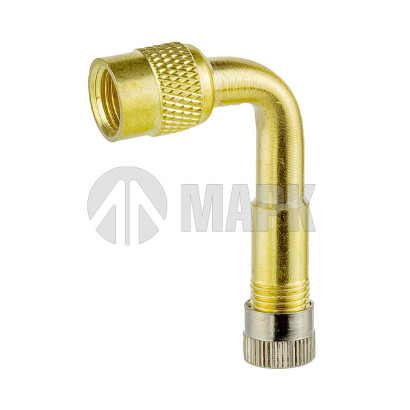 2025 АТ-0112 Наконечник подкачки шин 90 градусов (удлинитель вентиля колеса металл)