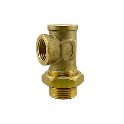 PD.KG.M22.F16.F16 Адаптер ТРОЙНИК Г-образный M22хМ16хМ16 (аналог Sirit 72052215) (PD)