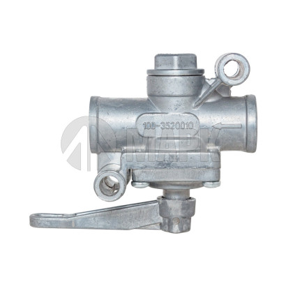 100-3520010 Кран а/м КАМАЗ, МАЗ, КРАЗ, УРАЛ разобщительный (TRUCKMARK)