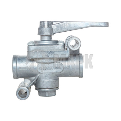 100-3520010 Кран а/м КАМАЗ, МАЗ, КРАЗ, УРАЛ разобщительный (TRUCKMARK)