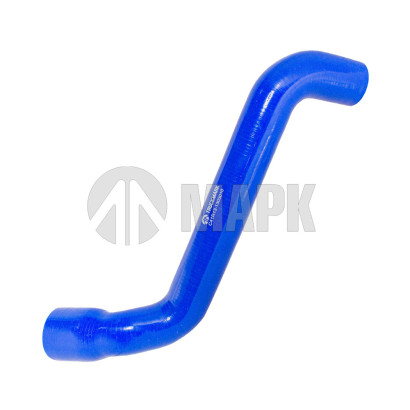 C41R13-1303010 Патрубок радиатора верхний (силикон) синий (TRUCKMARK)
