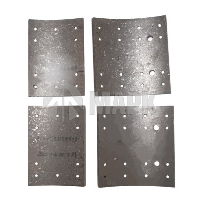 3502406BA2TB+3502407BA2TA Накладки тормозные задние 200мм (2шт, большая + маленькая) а/м FAW J6L с 2023г.в. (QINYAN)