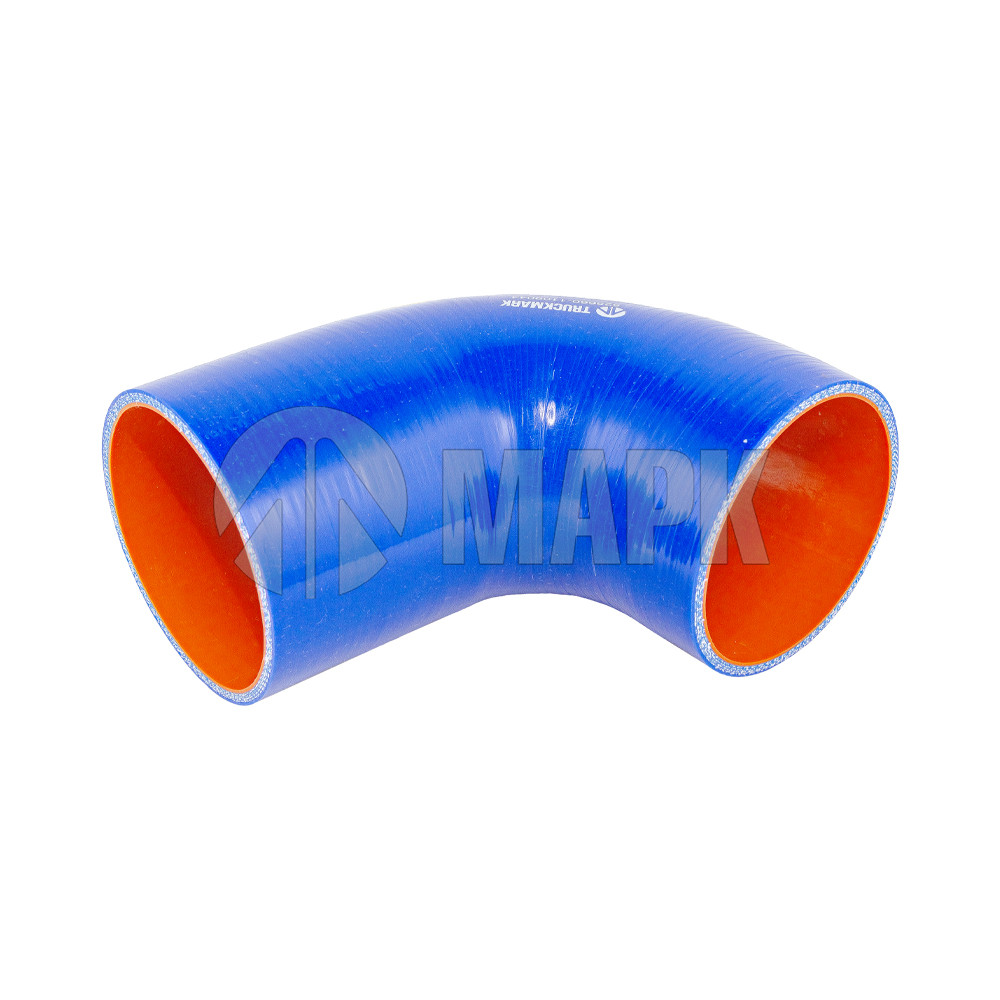 Патрубок соединительный воздушного фильтра (силикон) синий (Ф90х105/145) (TRUCKMARK)