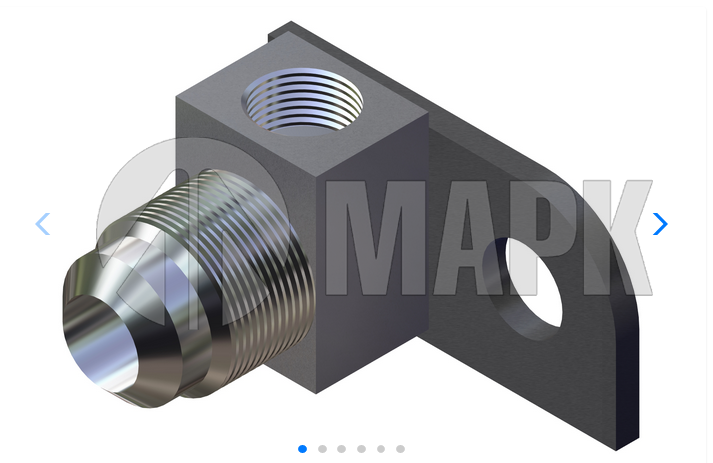 Угловой фитинг топливопровода