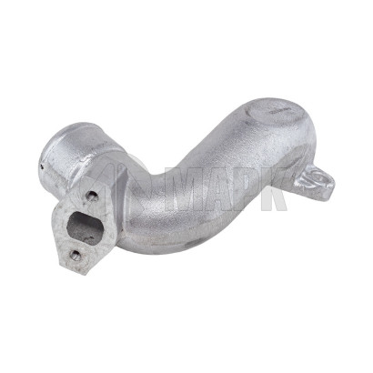 7511-1013734-01 Партрубок отводящий от теплообменника к блоку Н/О ЯМЗ-238ДЕ, БЕ, 7511