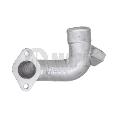 7511-1013734-01 Партрубок отводящий от теплообменника к блоку Н/О ЯМЗ-238ДЕ, БЕ, 7511