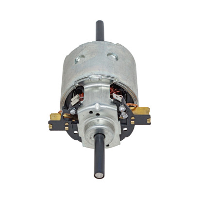 0130 11 116/130 Мотор отопителя а/м МАЗ-6430, ДП70-130, 24В, 130Вт, 9А под 2 крыльчатки (MAPK)