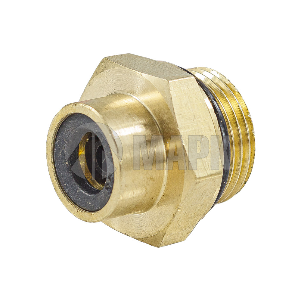 Соединитель трубки ПВХ,полиамид d=8мм М20х1,5 (фитинг прямой) латунь (Аналог CAMOZZI)