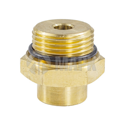 9512 8-M20X1,5 (6136) Соединитель трубки ПВХ,полиамид d=8мм М20х1,5 (фитинг прямой) латунь (Аналог CAMOZZI)