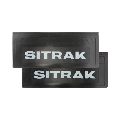 STK270660 Брызговик SITRAK (270x660) белые буквы, комплект из 2-х шт.