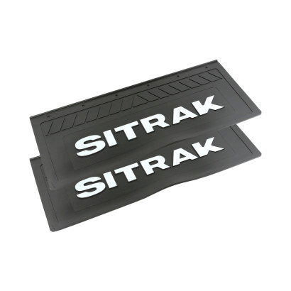 STK270660 Брызговик SITRAK (270x660) белые буквы, комплект из 2-х шт.