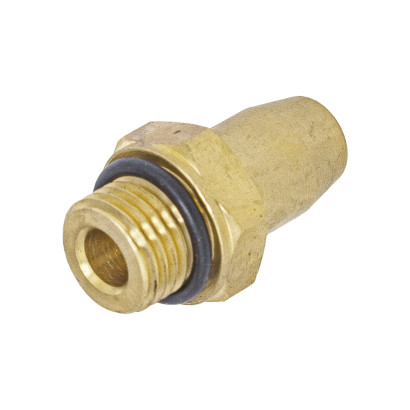 INF.11.1406 (6798) Соединитель трубки ПВХ (фитинг прямой, наружная резьба) М14хТ6 (латунь аналог Sirit)