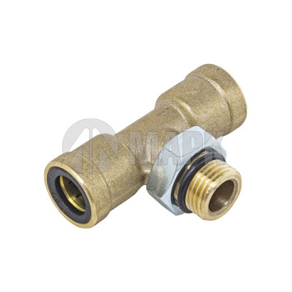 9422 12-M16X1,5-12  (2542) Соединитель трубки ПВХ,полиамид d=12-М16-12 фитинг тройник латунь (Аналог CAMOZZI)