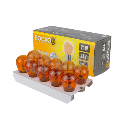 84421 Лампа 24-21-3 (поворота) BA15S (оранж.) ВОСХОД