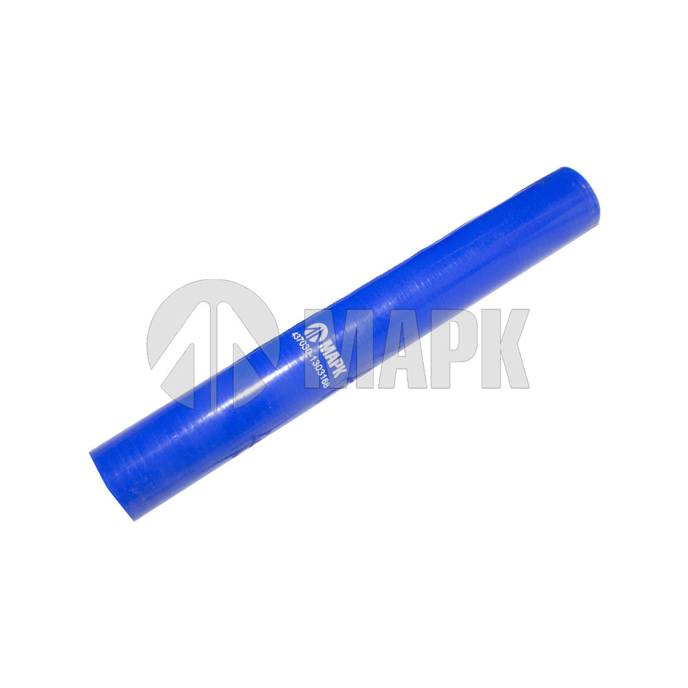 Патрубок радиатора соединительный (силикон) синий (Ф25x260) (МАРК)