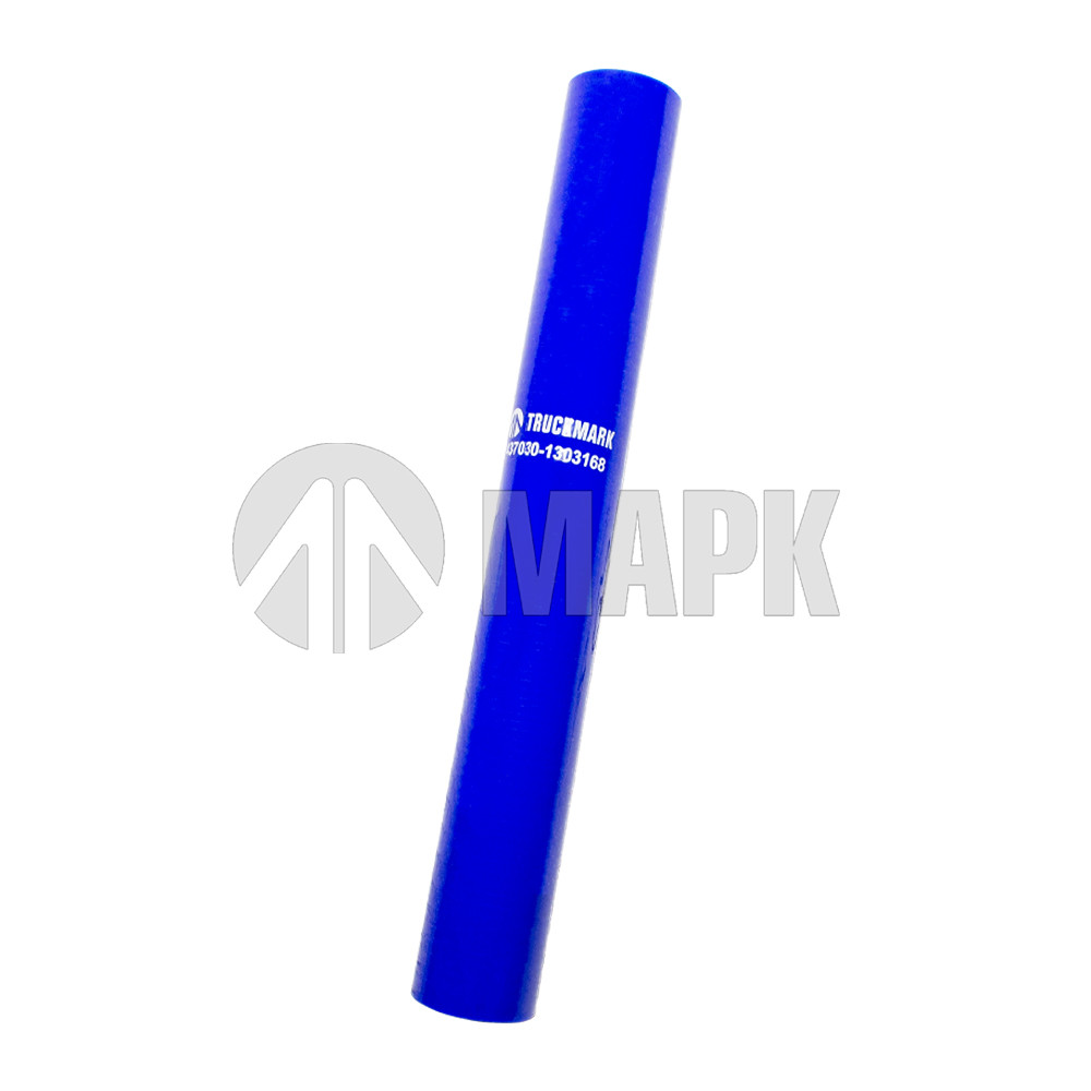Патрубок радиатора соединительный (силикон) синий (Ф25x260) (TRUCKMARK)