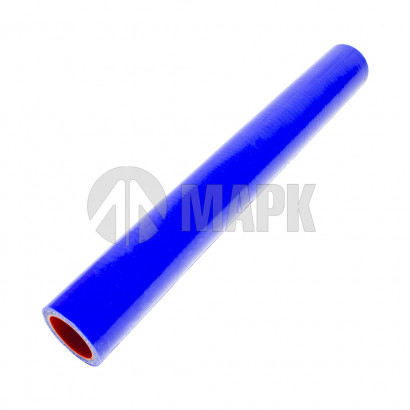 437030-1303168 Патрубок радиатора соединительный (силикон) синий (Ф25x260) (TRUCKMARK)