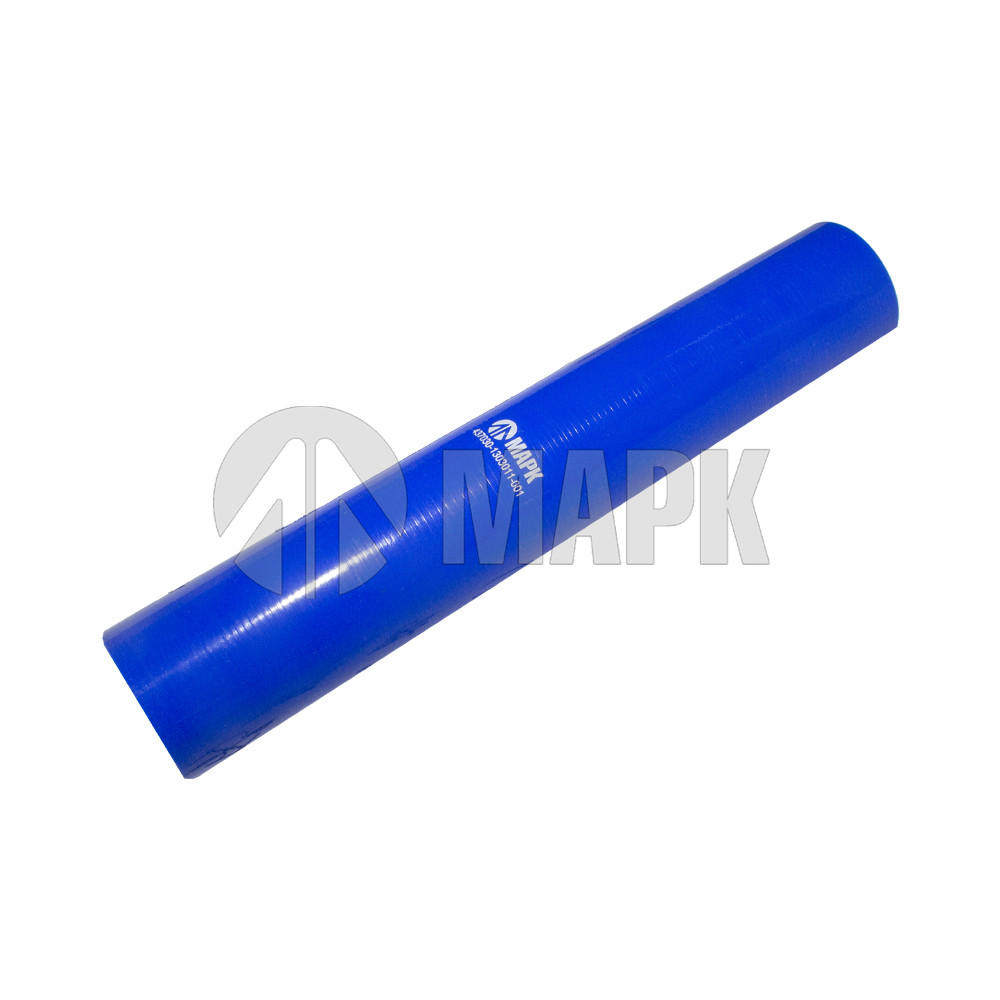 Патрубок радиатора верхний (силикон) синий (Ф50x320) (TRUCKMARK)