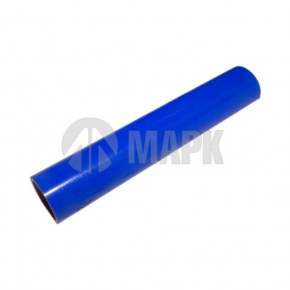 437030-1303011-001 Патрубок радиатора верхний (силикон) синий (Ф50x320) (TRUCKMARK)