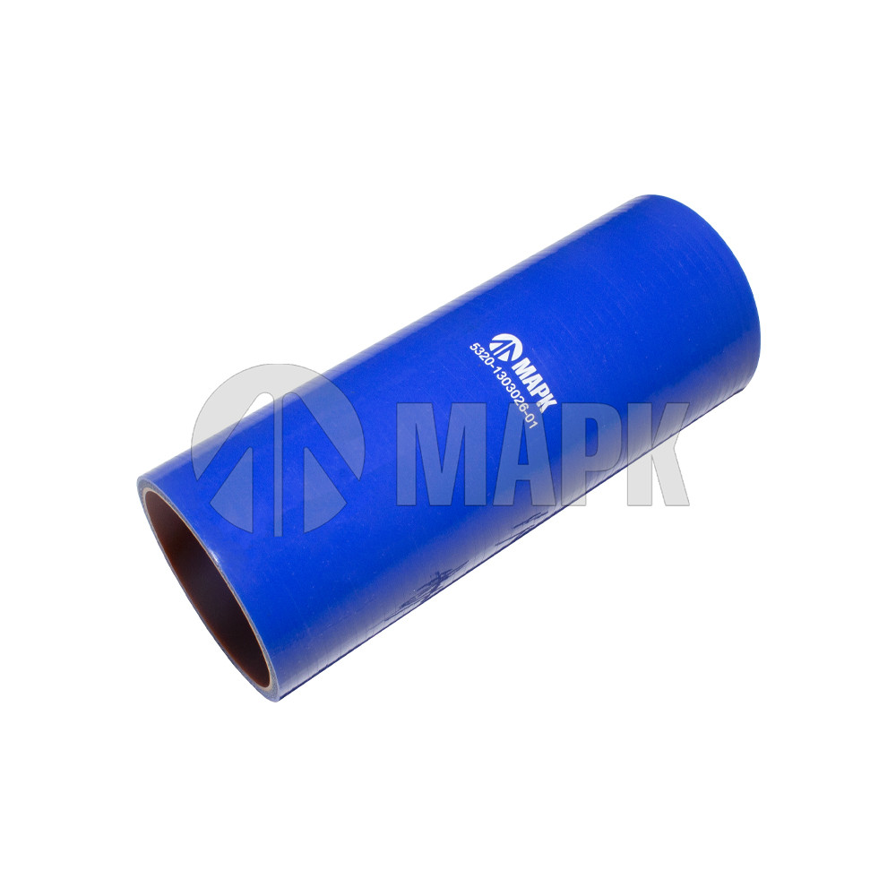 Патрубок а/м КАМАЗ радиатора нижний (силикон) синий (70х200) МАРК