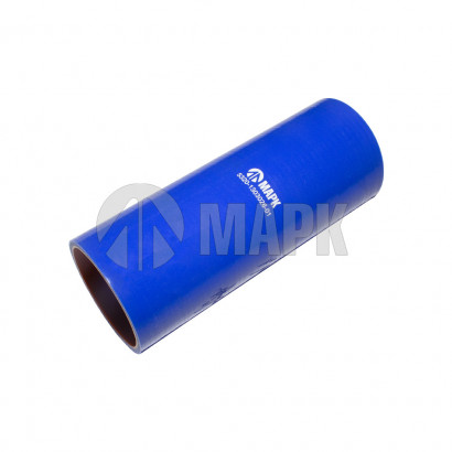 5320-1303026-01 Патрубок радиатора нижний (силикон) синий (Ф70х200) (TRUCKMARK)