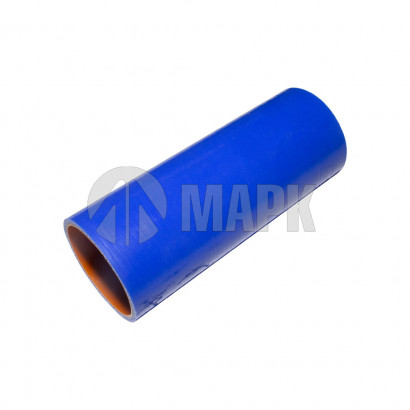 5320-1303026-01 Патрубок радиатора нижний (силикон) синий (Ф70х200) (TRUCKMARK)
