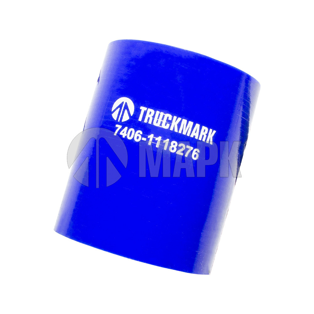 Патрубок ТКР (силикон) синий (Ф50x70) (TRUCKMARK)