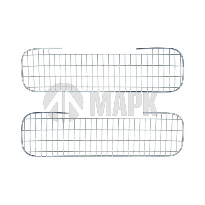 ZF069 Защита ПТФ а/м FAW CA3310 8х4, J6 СA3250 6х4/6х6 (2 сетки + крепления)