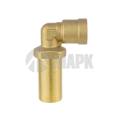 9502 12-M20x1,5 (7712) Соединитель трубки ПВХ,полиамид d=12мм М20х1.5 длинная наруж резьба(фитинг угловой) (Аналог CAMOZZI)