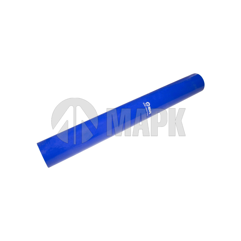 Патрубок радиатора верхний (силикон) синий (Ф42x420) (МАРК)