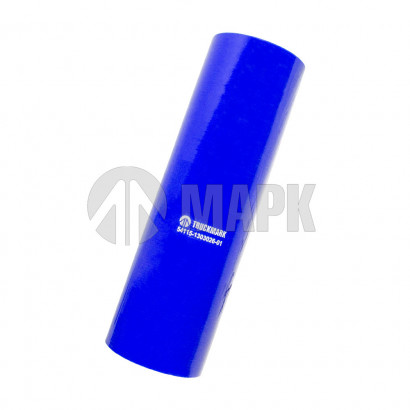 54115-1303026-01 Патрубок радиатора нижний (силикон) синий (Ф70x265) (TRUCKMARK)