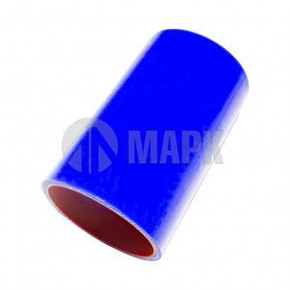 5320-1303027-01 Патрубок радиатора средний (силикон) синий (Ф70x120) (TRUCKMARK)