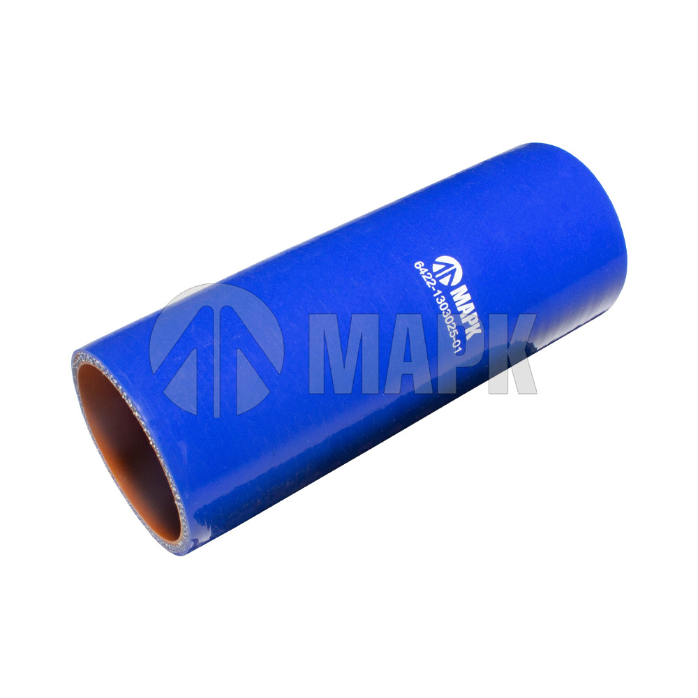 Патрубок радиатора нижний (силикон) синий (Ф60x180) (TRUCKMARK)