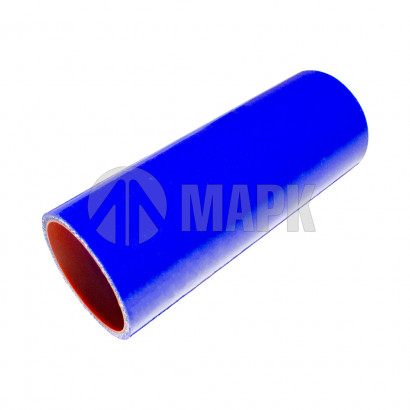 6422-1303025-01 Патрубок радиатора нижний (силикон) синий (Ф60x180) (TRUCKMARK)