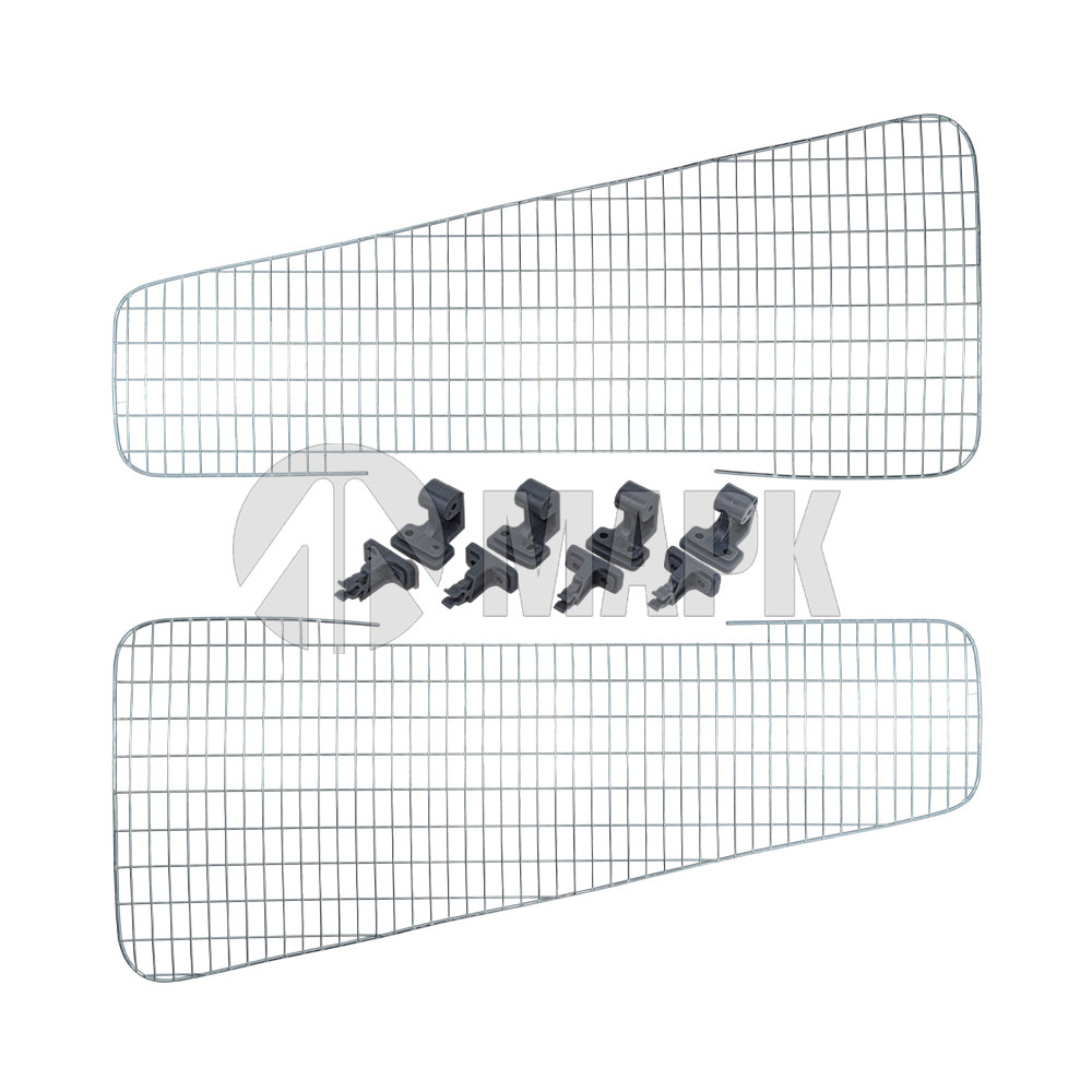 Защита фар а/м FAW CA3310 8х4, J6 СA3250 6х4/6х6 (2 сетки + крепления)