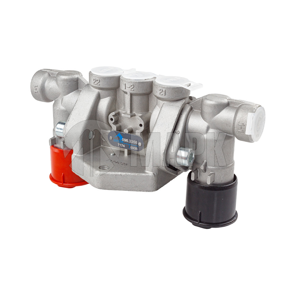 Клапан растормаживания (двойной) 9630010517 (8,5бар) Schmitz/Neoplan/Krone/Kogel (Sampa)