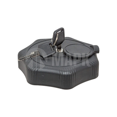 2993918 Крышка топливного бака в сборе d=80мм с ключами и защитой, пластик (TRUCKMARK)