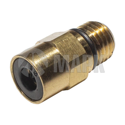 9512 6-M14х1,5 (6125) Соединитель трубки ПВХ,полиамид d=6мм М14х1.5 (фитинг прямой латунь) (Аналог CAMOZZI)